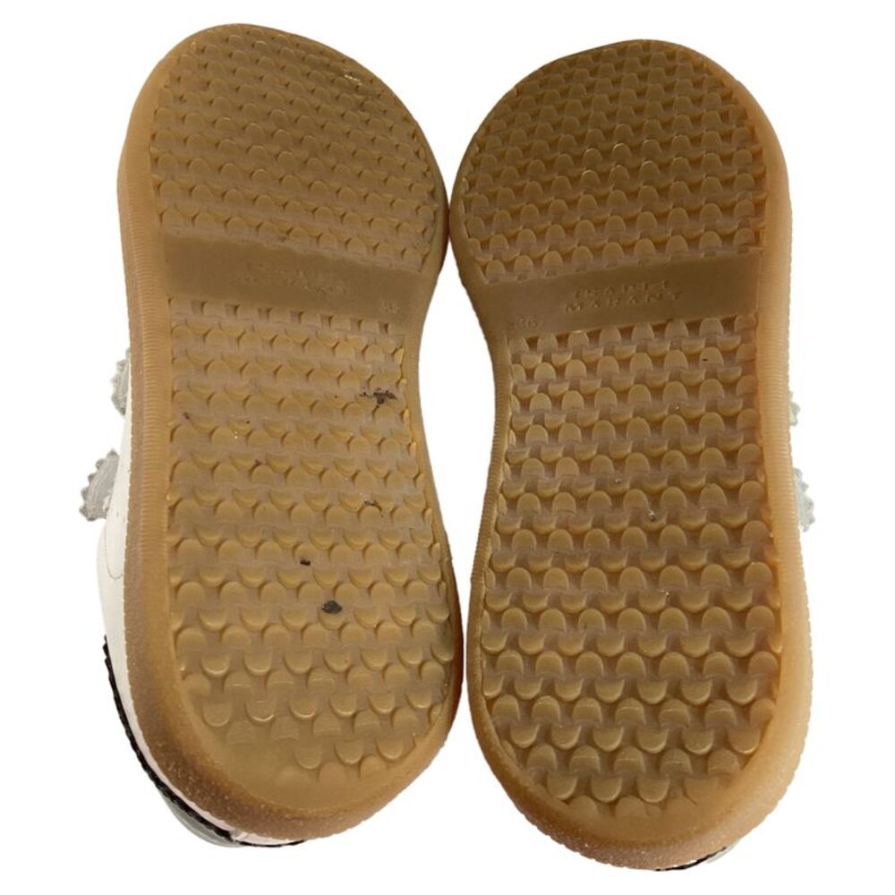 Isabel Marant Beth Logo Velcro Straps in White Leather and Suede - Picture 5 of 7